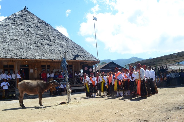 bupati deno kamelus mari jaga budaya kita